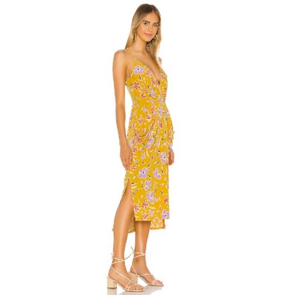 REVOLVE BCBGeneration Faux Wrap Midi Dress size S - Picture 2 of 6